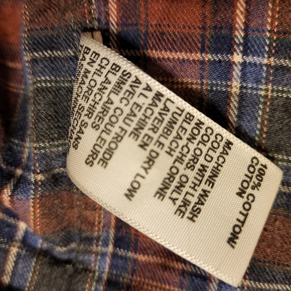 James Perse. Plaid Check Casual Buttonup Shirt. Brushed Cotton Flannel. Sz 3/L - Picture 8 of 8